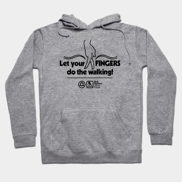 Let Your Fingers Do The Walking - Yellow Pages Hoodie by Chewbaccadoll